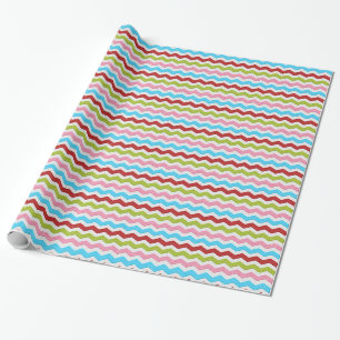 Cadeau Papier d'emballage de Noël de Chevron
