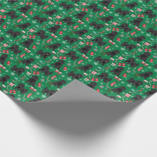 Cadeau Papier d'emballage de Noël de Chien de Chavoodle