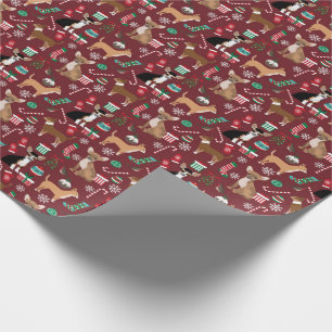 Cadeau papier d'emballage de Noël de chihuhua