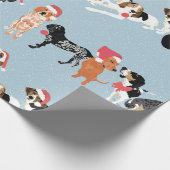 Cadeau Papier d'emballage de Noël de Coonhound (Coin)