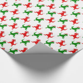 Cadeau Papier d'emballage de Noël de Dino (Coin)