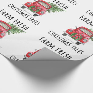 Cadeau Papier d'emballage de Noël de ferme