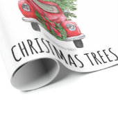 Cadeau Papier d'emballage de Noël de ferme (Coin rond)