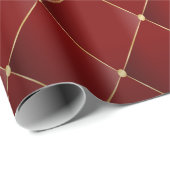 Cadeau Papier d'emballage de Noël de luxe (Coin rond)