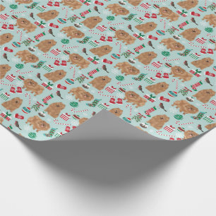 Cadeau Papier d'emballage de Noël de Poméranie