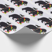 Cadeau Papier d'emballage de Noël de Terre-Neuve (Coin)