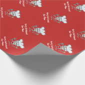 Cadeau Papier d'emballage de Noël fait sur commande avec (Coin)