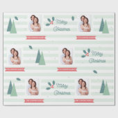 Cadeau Papier d'emballage de Noël fait sur commande de (Plat)