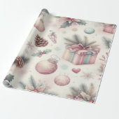 Cadeau Papier d'emballage de Noël festif (Déroulé)