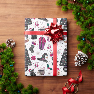Cadeau Papier d'emballage de Noël gothique