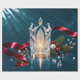 Cadeau Papier d'emballage de Noël gothique de luxe