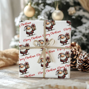 Cadeau Papier d'emballage de Noël humoristique et ludique