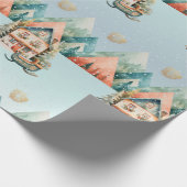 Cadeau Papier d'emballage de Noël mignon (Coin)