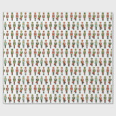 Cadeau Papier d'emballage de Noël Nutcrackers (Plat)