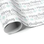 Cadeau Papier d'emballage de Noël personnalisé (Coin rond)