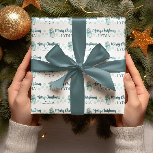 Cadeau Papier d'emballage de Noël personnalisé
