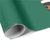 Cadeau Papier d'emballage de Noël pour animal de compagni (Coin rond)