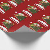 Cadeau Papier d'emballage de Noël pour bébé (Coin)