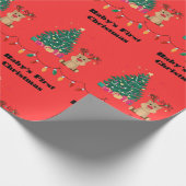 Cadeau Papier d'emballage de Noël pour bébés (Coin)