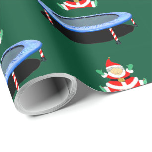 Cadeau Papier d'emballage de Noël pour gymnastique sur tr