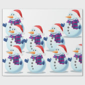 Cadeau papier d'emballage de noël pour joyeux Noël (Plat)