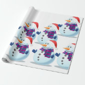 Cadeau papier d'emballage de noël pour joyeux Noël (Déroulé)