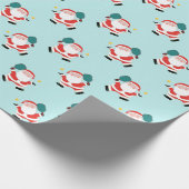 Cadeau Papier d'emballage de Noël pour Pickleball (Coin)