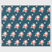 Cadeau Papier d'emballage de Noël pour volley-ball (Plat)