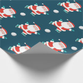 Cadeau Papier d'emballage de Noël pour volley-ball (Coin)