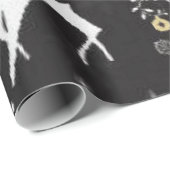 Cadeau Papier d'emballage de Noël Reindeer (Coin rond)