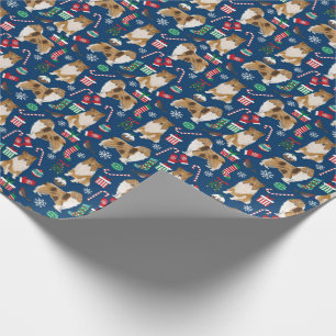 Cadeau Papier d'emballage de Noël Rough Collie