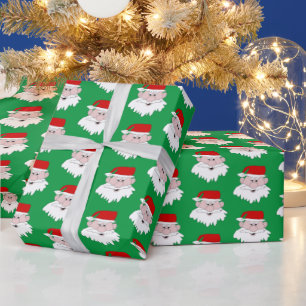 Cadeau Papier d'emballage de Noël Santa