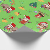 Cadeau Papier d'emballage de Noël Sloth (Coin)