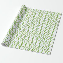 Papier d'emballage de Noël vert