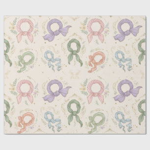 Cadeau Papier d'emballage de noeud de foulard en soie