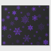 Cadeau Papier d'emballage de noir de Goth avec les (Plat)