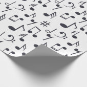 Cadeau Papier d'emballage de note de musique (Coin)