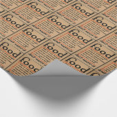 Cadeau Papier d'emballage de nourriture (Coin)