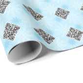 Cadeau Papier d'emballage de nouvelle année de Noël de (Coin rond)