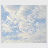 Cadeau Papier d'emballage de nuages (Plat)