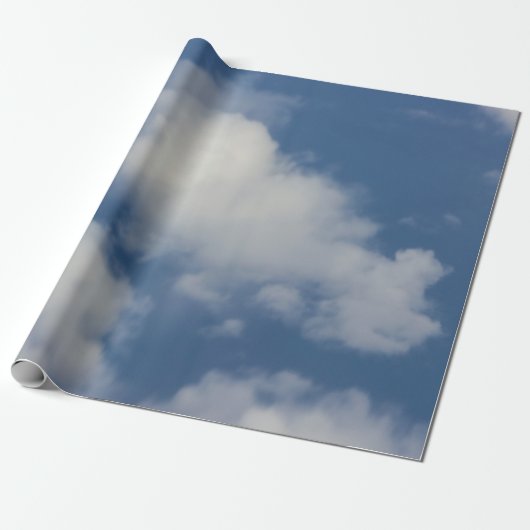 Cadeau Papier d'emballage de nuages (Déroulé)