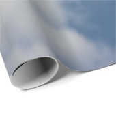 Cadeau Papier d'emballage de nuages (Coin rond)