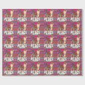 Cadeau Papier d'emballage de paix (Plat)