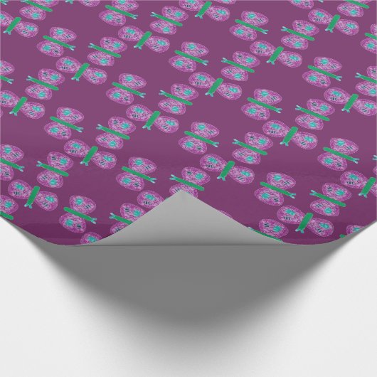 Cadeau Papier d'emballage de papillon coloré (Coin)