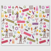 Cadeau Papier d'emballage de Pâque (Plat)