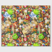 Cadeau Papier d'emballage de pâque, 30" x 6' (Plat)