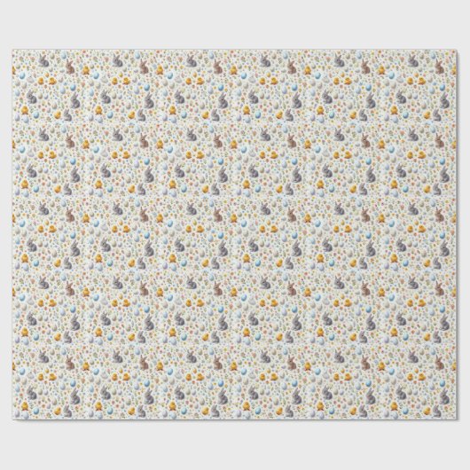 Cadeau Papier d'emballage de Pâques Micro Ditsy (Plat)