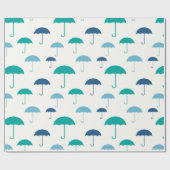 Cadeau Papier d'emballage de parapluie coloré (Plat)