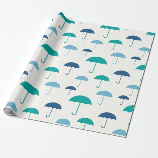 Cadeau Papier d'emballage de parapluie coloré (Déroulé)
