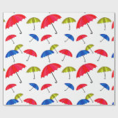 Cadeau Papier d'emballage de parapluie coloré (Plat)